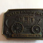 wells fargo belt buckle